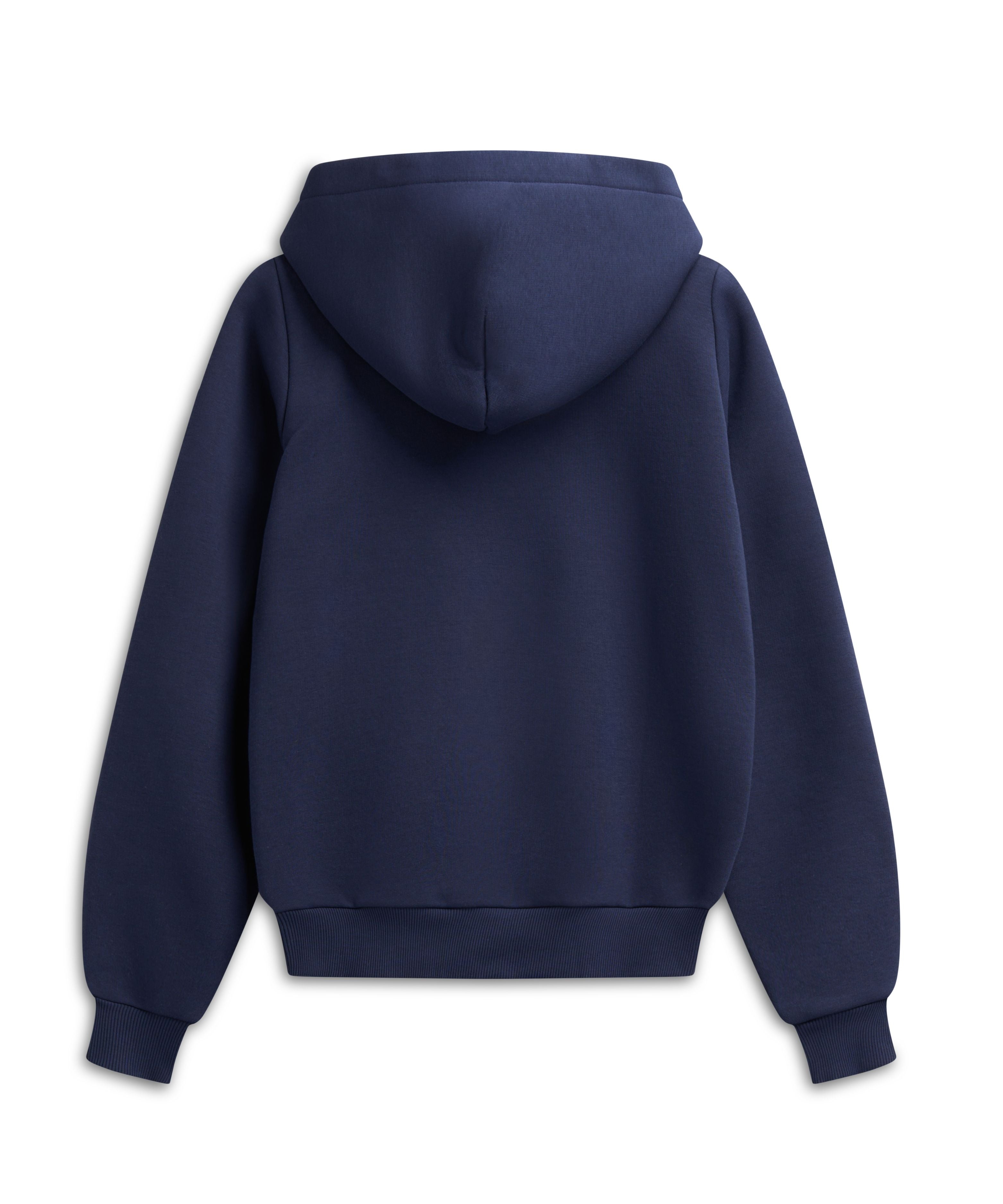 M. Varsity Zip Hoodie - Navy